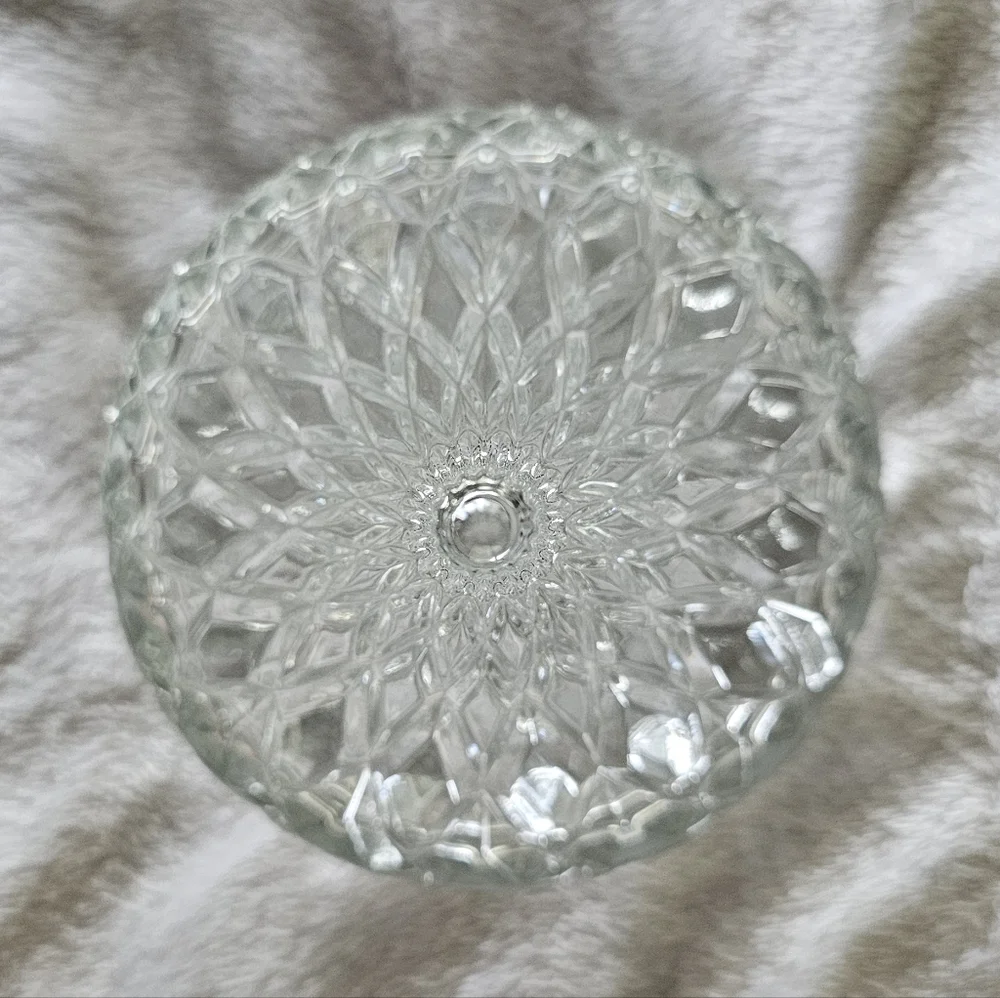 Vintage Crystal Hershey's Kiss Covered Candy Dish